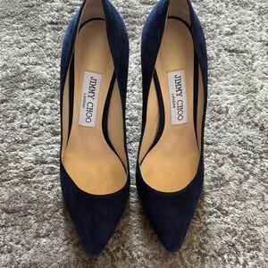 Jimmy Choo Women's Navy Heels